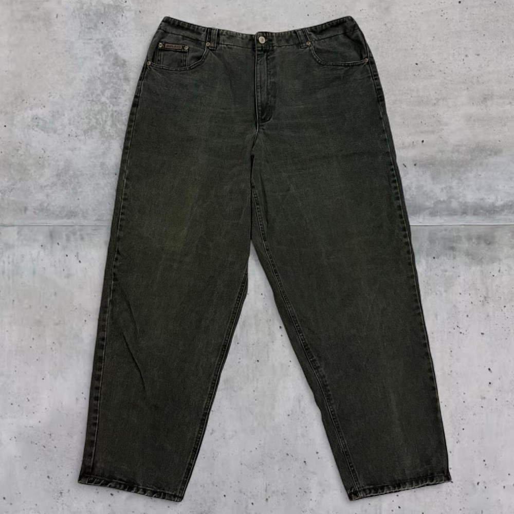 Vintage 90’s Jones Jeans Green Over Dye Straight Leg Mom Jeans